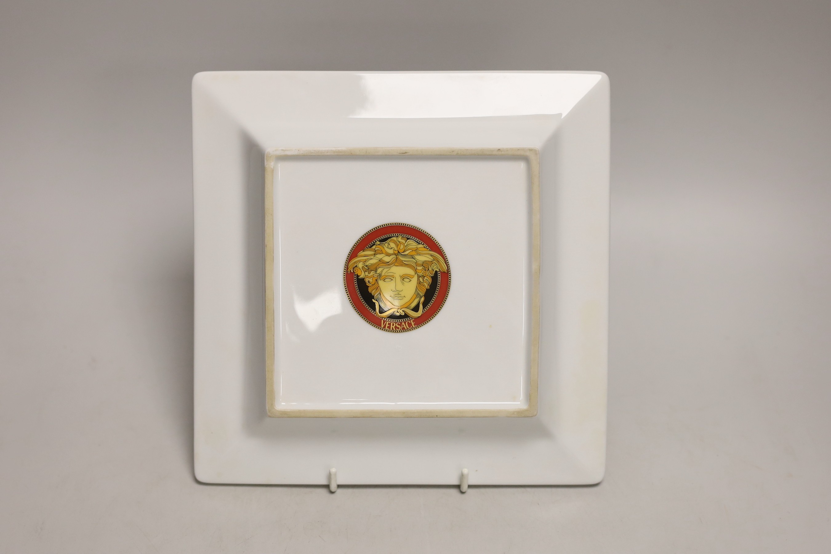 A Versace square bonbon dish, 22cms